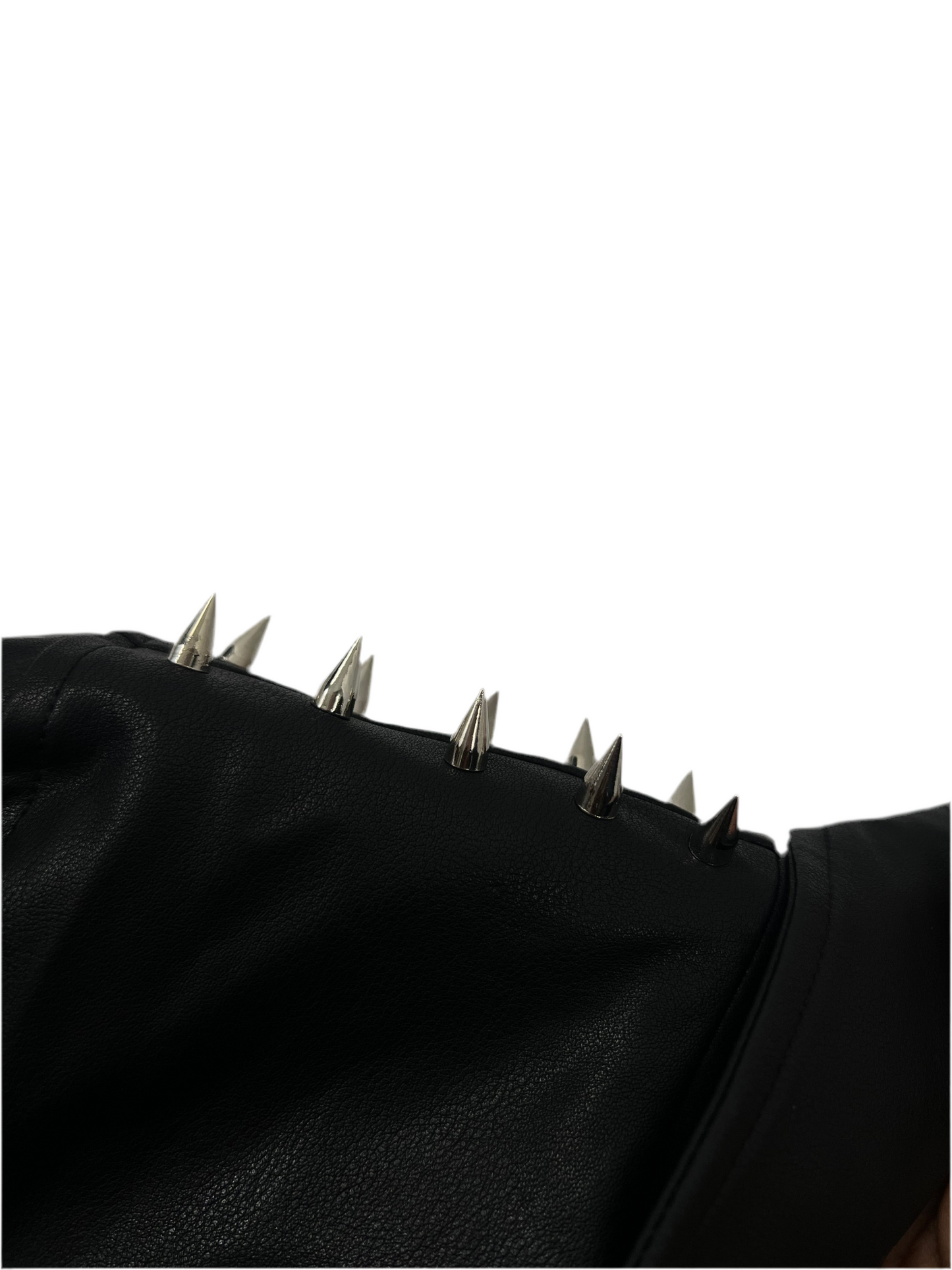 DIF MIDNIGHT ICON LEATHER JACKET (WITH SPIKES)