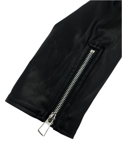 DIF MIDNIGHT ICON LEATHER JACKET( WITHOUT SPIKE)